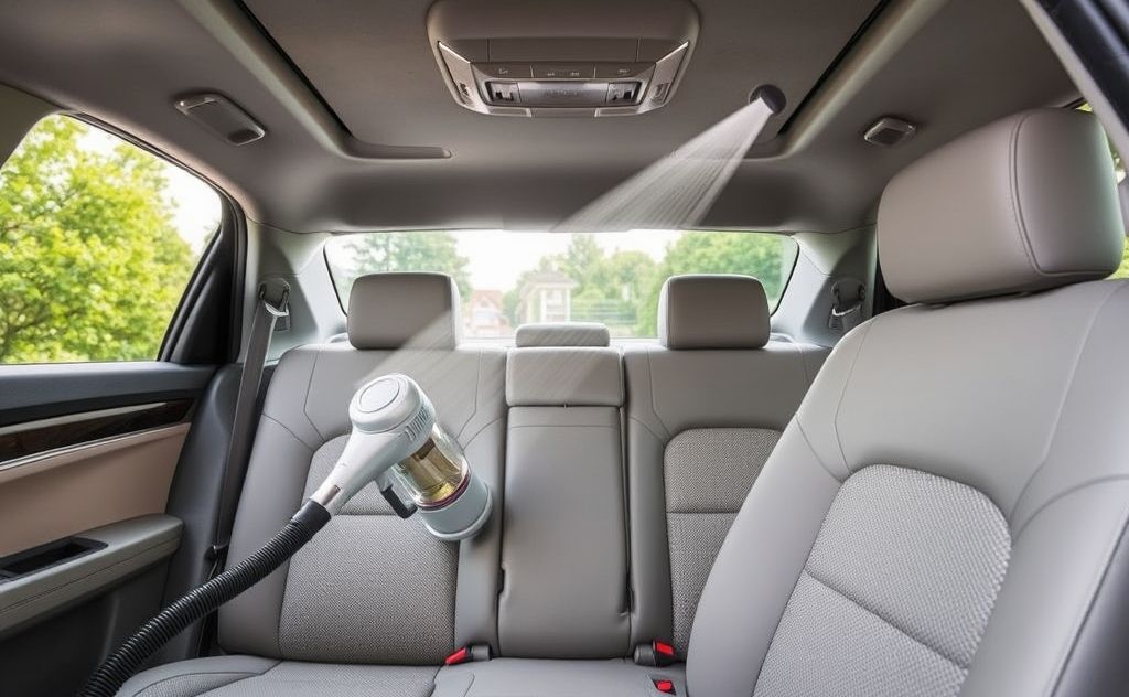 Spot vacuums keep car interiors clean and tidy.