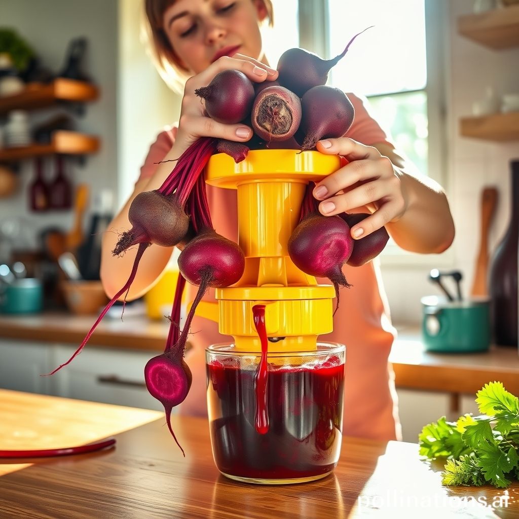 Extracting beet juice with a citrus juicer