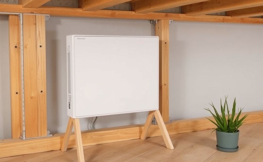 Stable mounting for electric heater safety