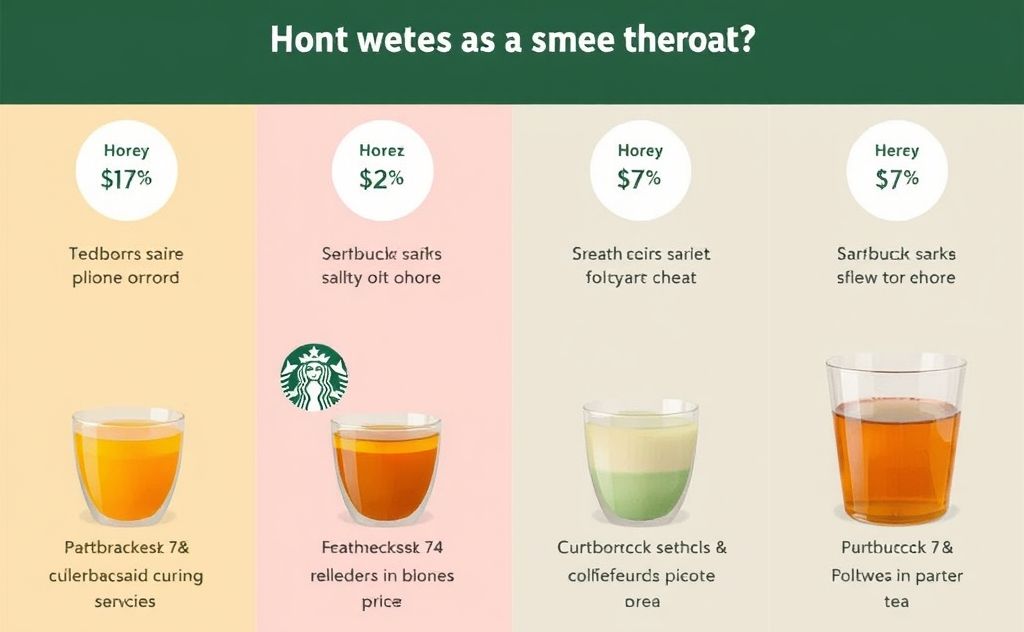 Starbucks tea options for soothing sore throat