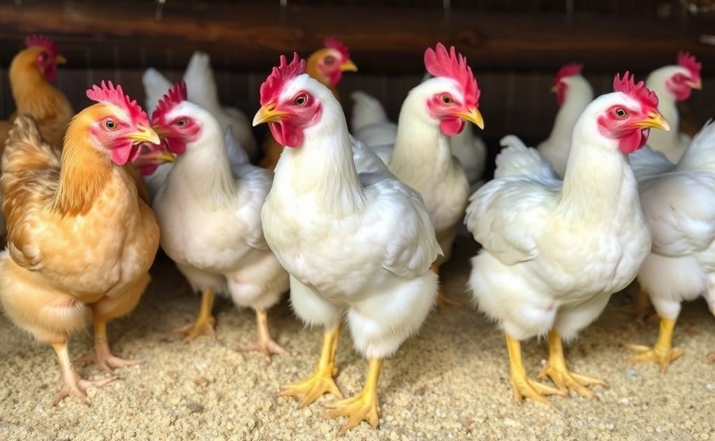 Start feeding chickens grit at six weeks old