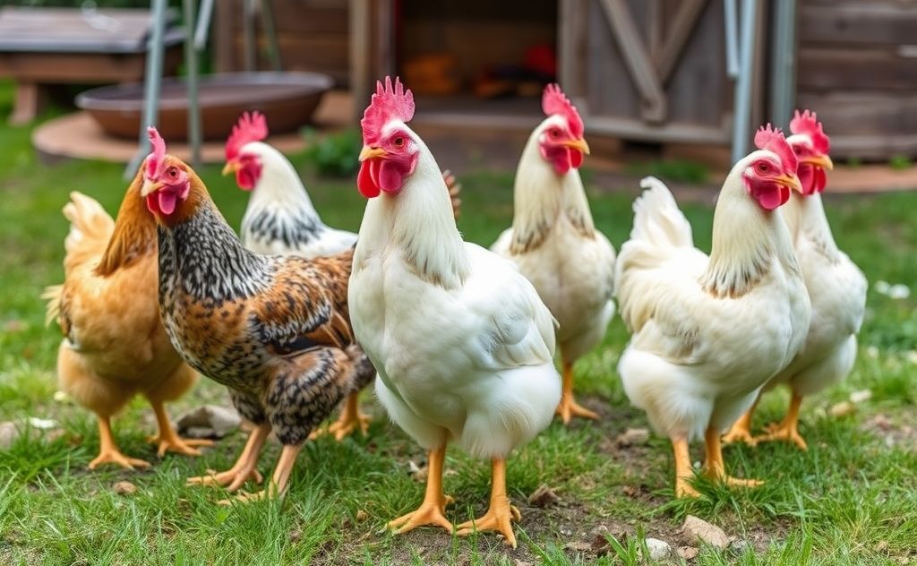 Start with a small flock of happy chickens