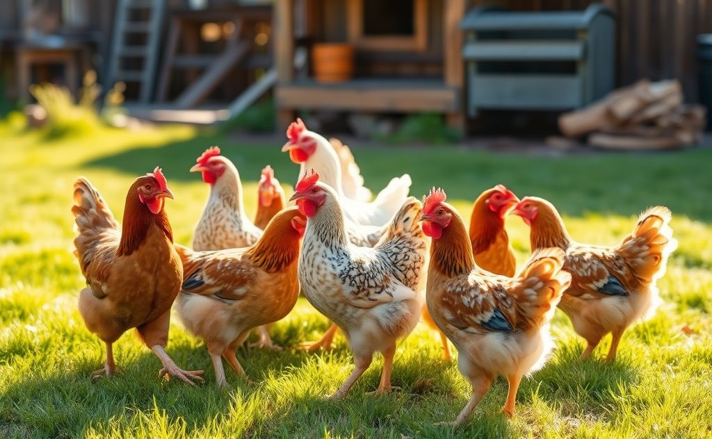 Start with five to ten chickens for beginners