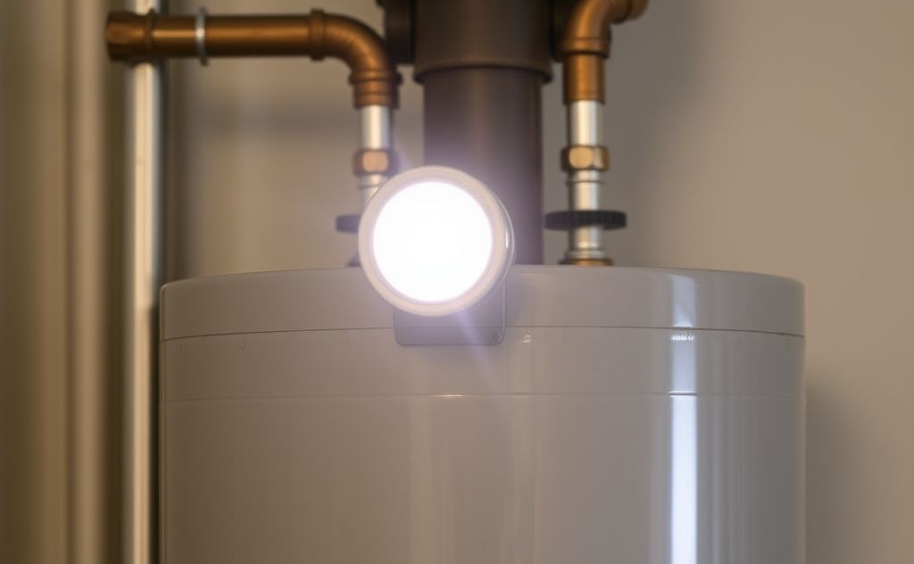 Statue light remains on water heater issue