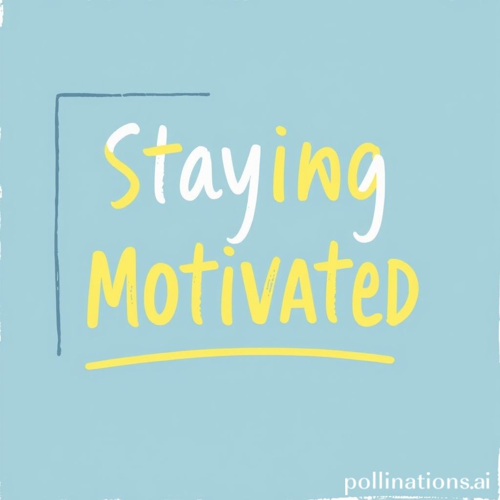 Staying Motivated