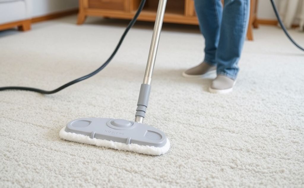 Steam mop effectiveness on carpet cleaning