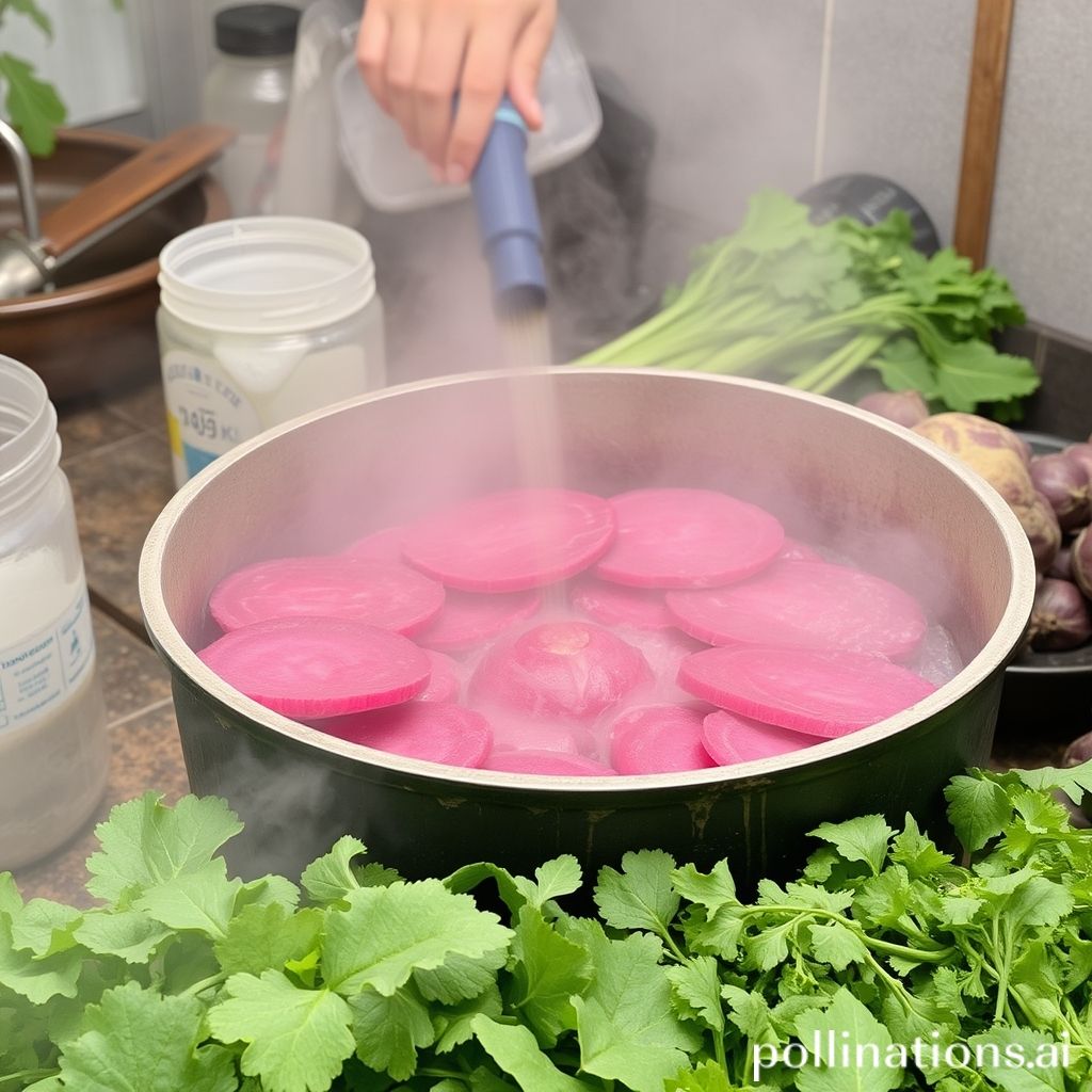 Steaming beets for a healthy meal