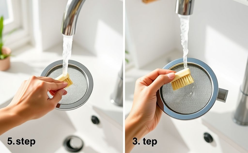 Step by step cleaning Omega juicer screen