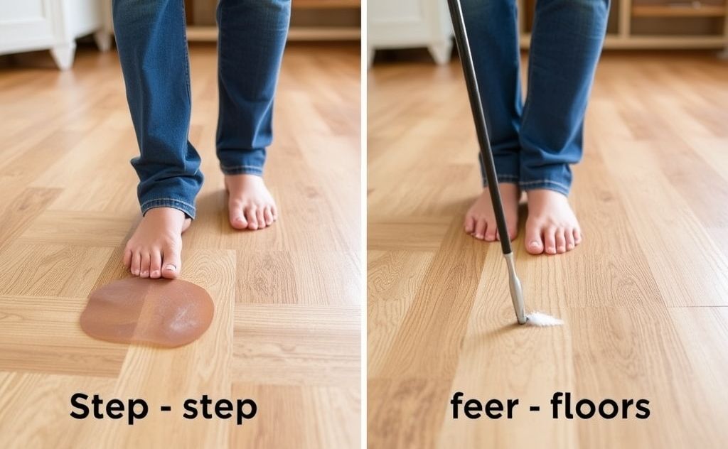 Step by step flea removal from floors