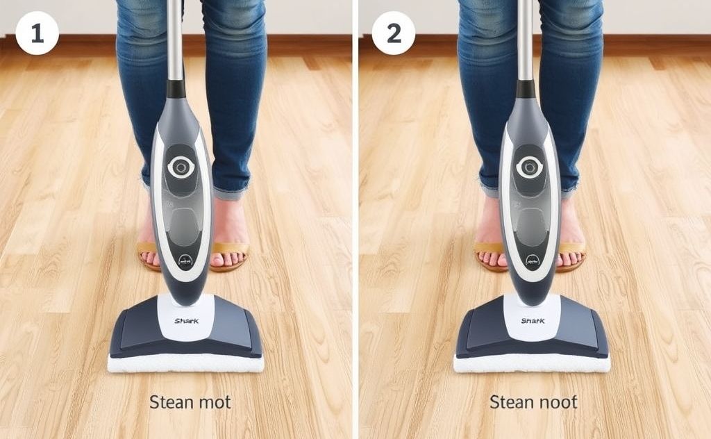 Step by step guide for Shark steam mop issue