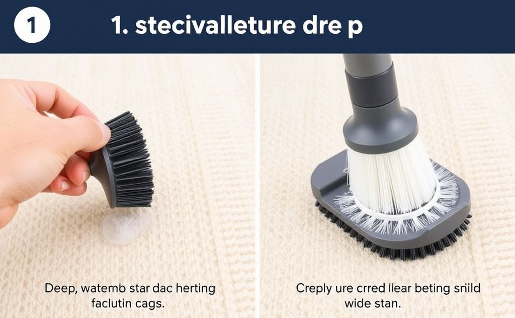 Step by step guide for cleaning vacuum brushes