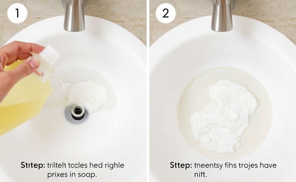 Step by step guide for removing soap residue