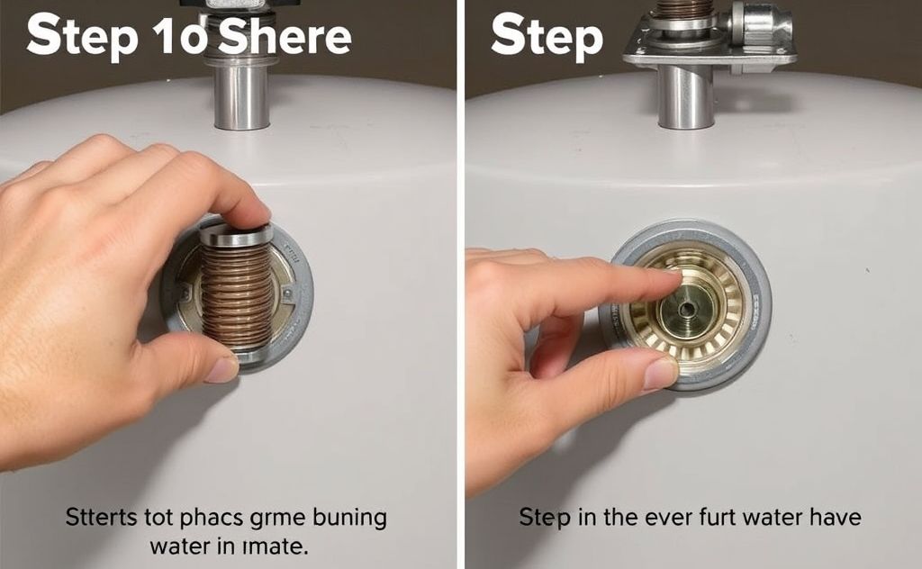 Step by step guide for removing water heater element
