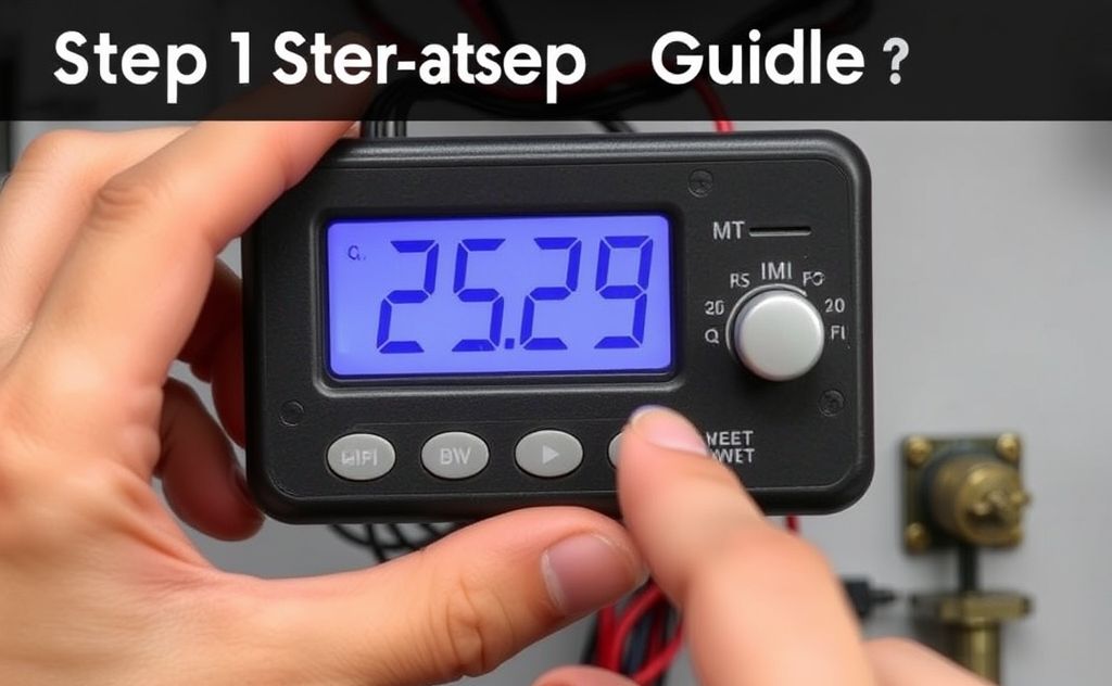 Step by step guide for temperature controller repair