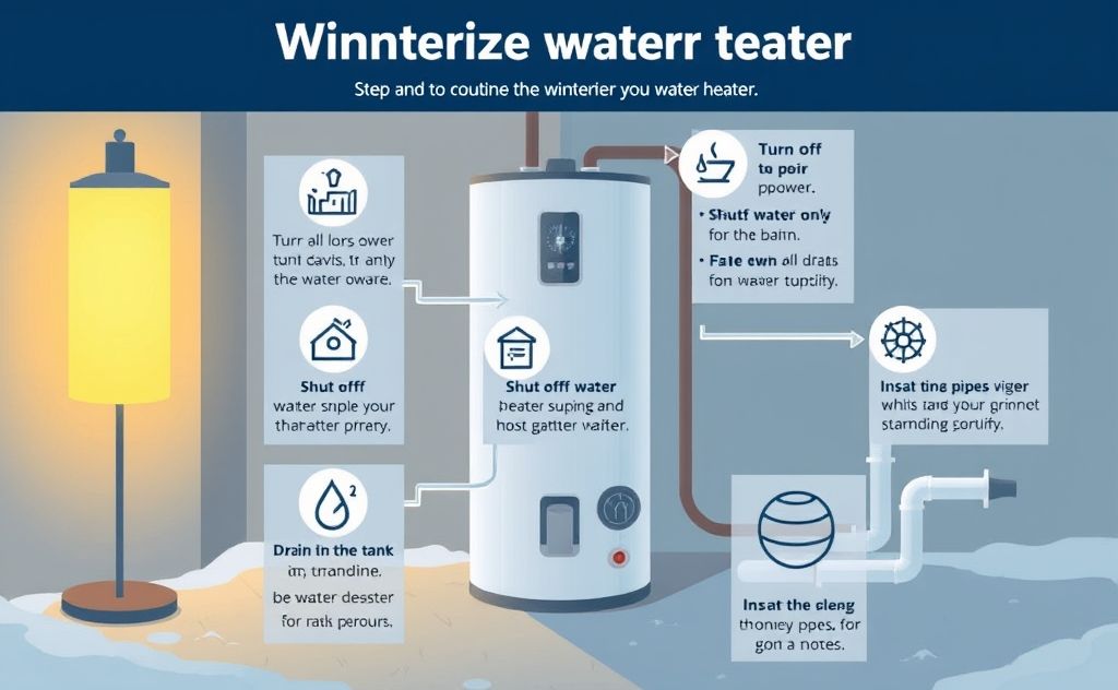 Step by step guide for winterizing water heater