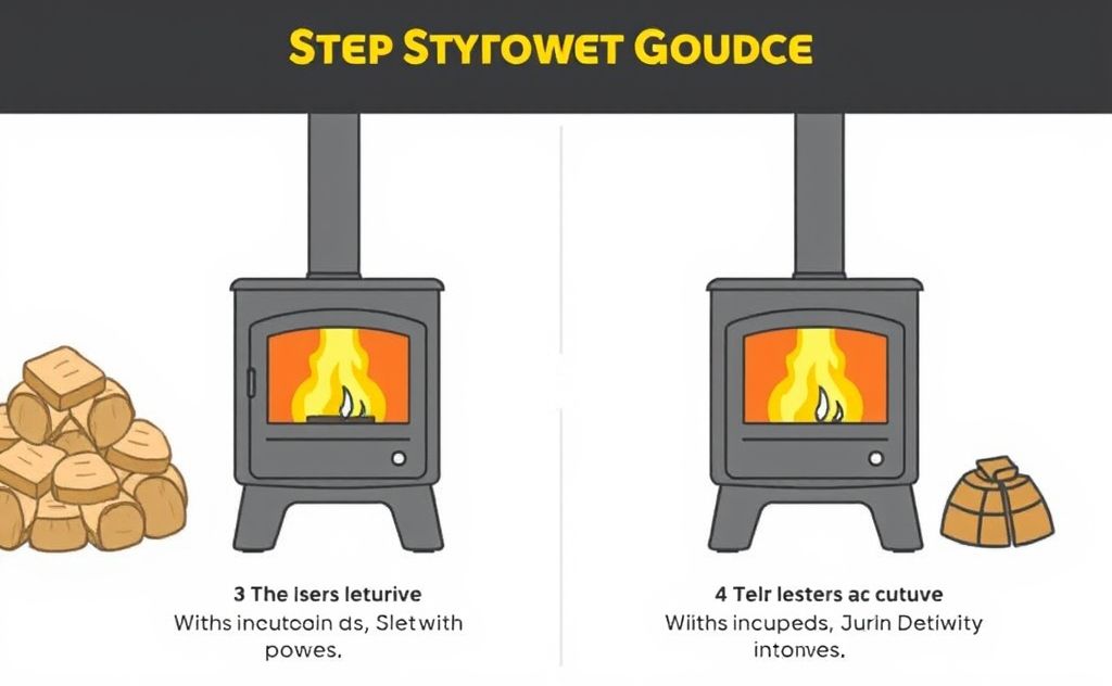 Step by step guide for wood stove power calculation