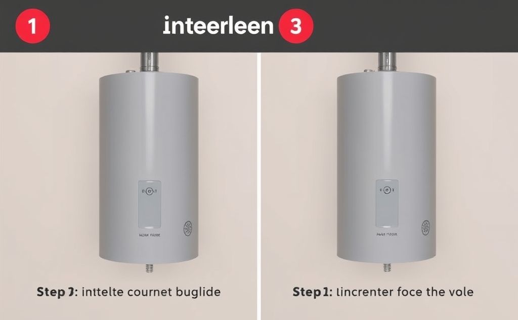 Step by step guide water heater red light flicker