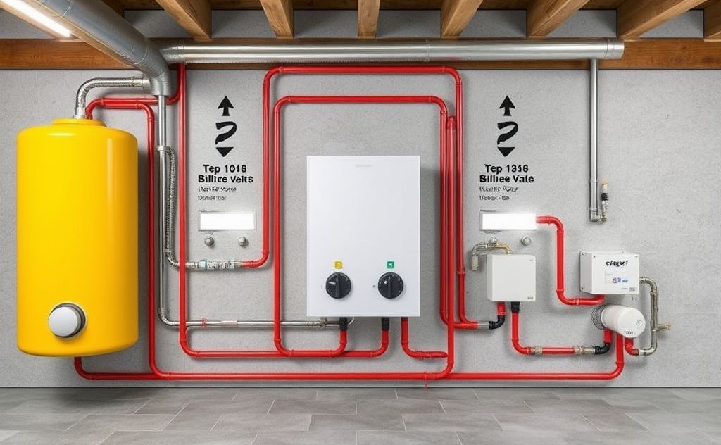 Step by step hydronic heating regulation process