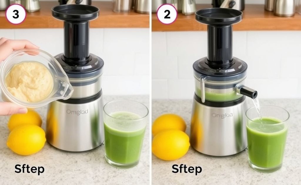 Step by step method for cleaning Omega Juicer