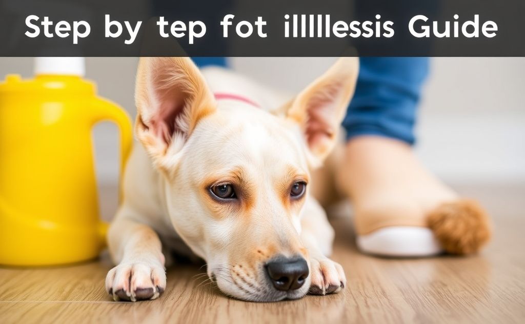 Step by step pet illness cleanup guide