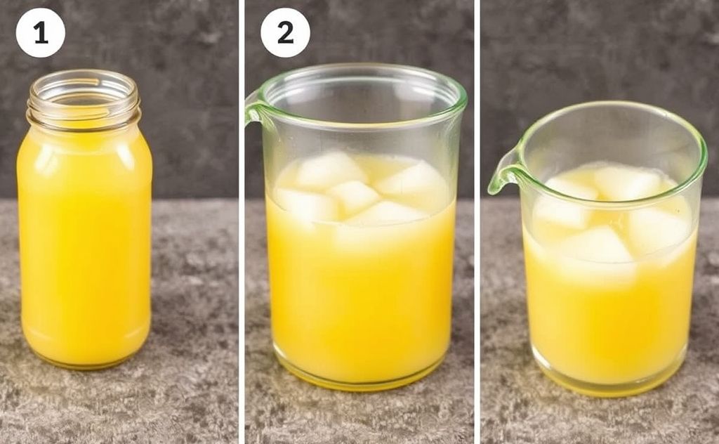 Step by step process for pasteurizing apple juice