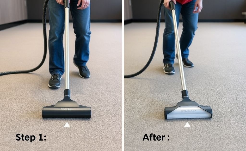 Step by step vacuum rubber gym flooring process
