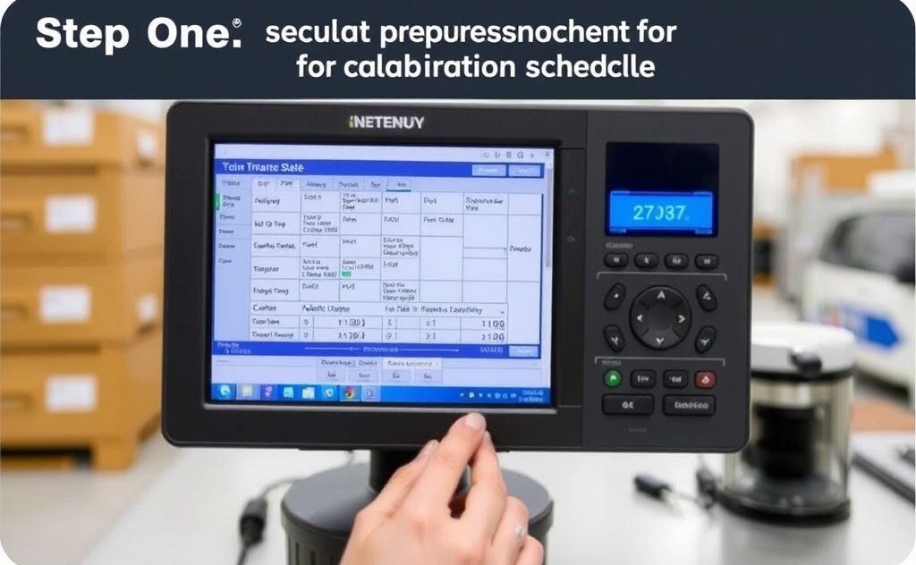Step one equipment inventory for calibration schedule