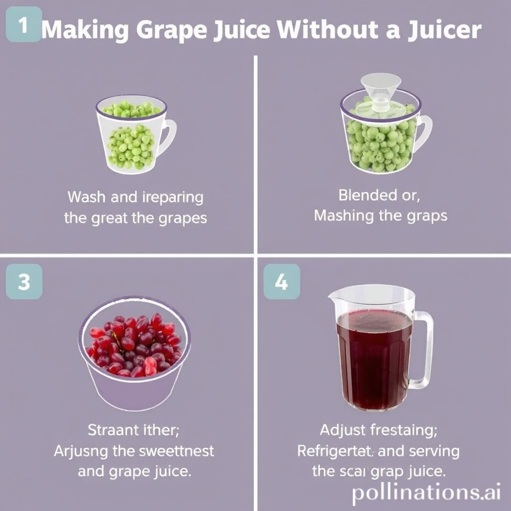 Step-by-Step Guide: Making Grape Juice Without a Juicer