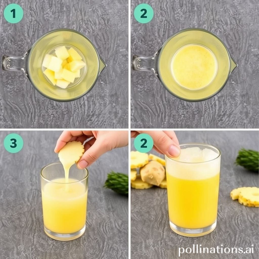 Pineapple Ginger Juice Recipe