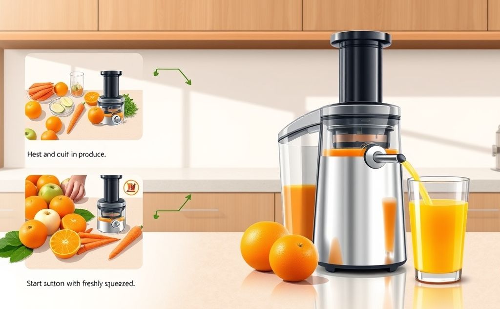 Step-by-step guide for using a juicer