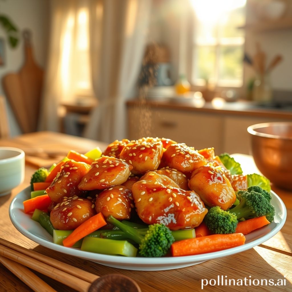 Sticky Sesame Chicken