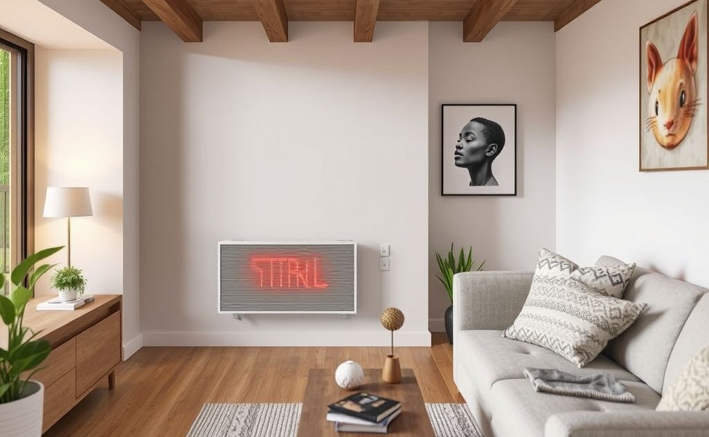 Stiebel Eltron Convection Heater in modern home setting