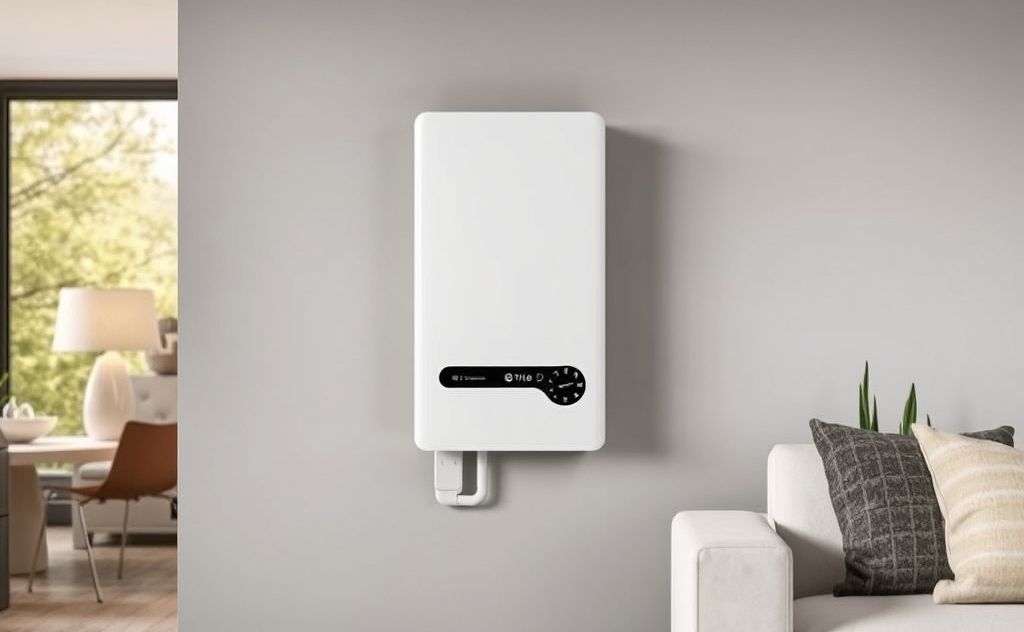 Stiebel Eltron wall heater in modern home setting