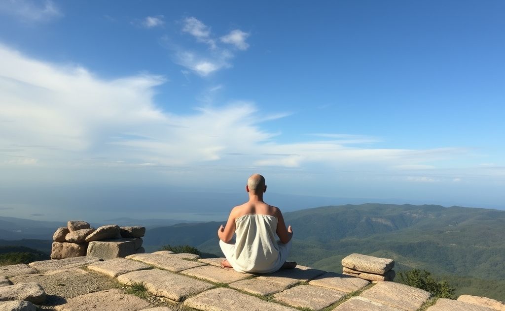 Stoic meditation for inner strength and calm