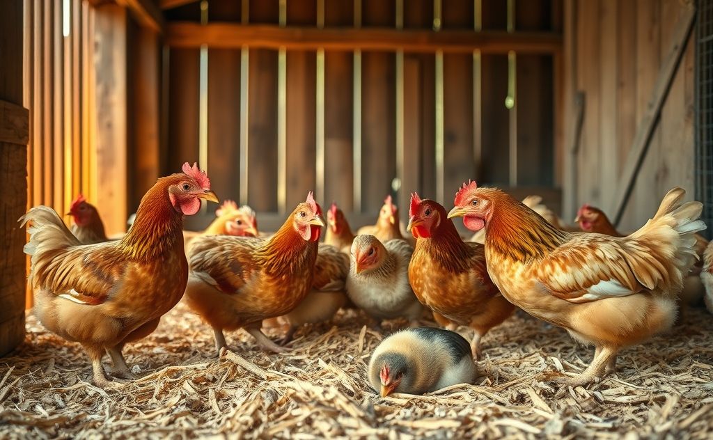 Stop chickens from pecking injured birds