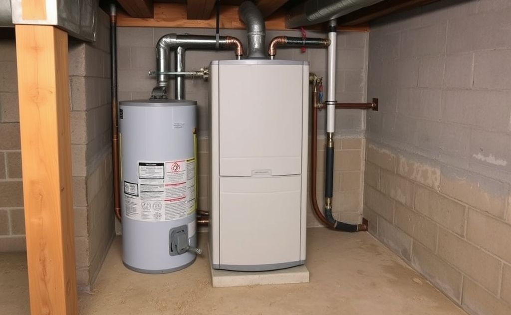 Store heat pump water heater in crawl space safely