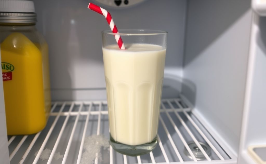 Store milkshake in fridge to keep it cold