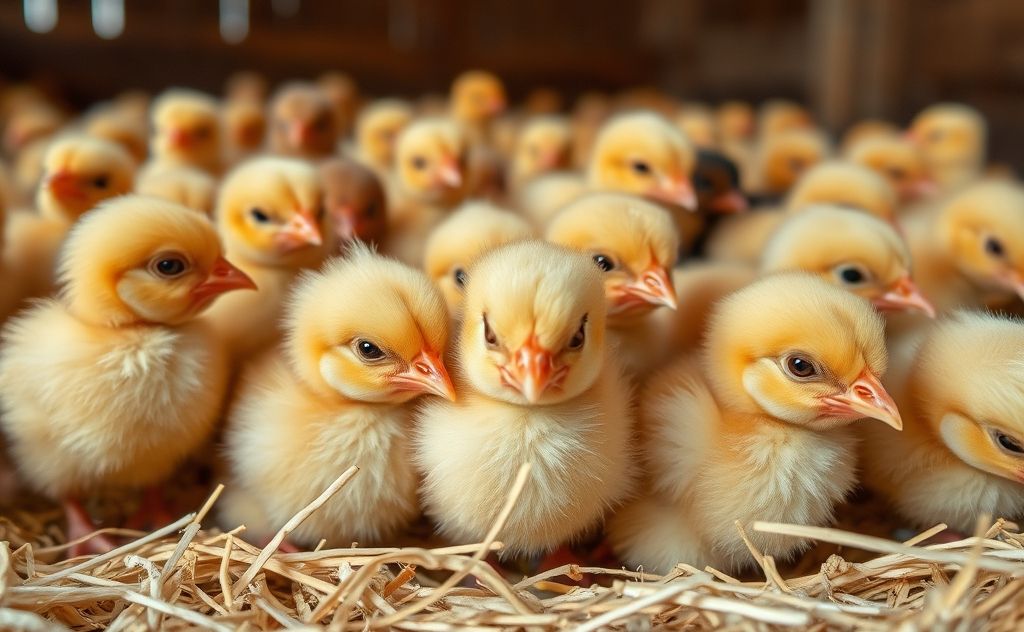 Straight run chickens are unsexed chicks from hatchery