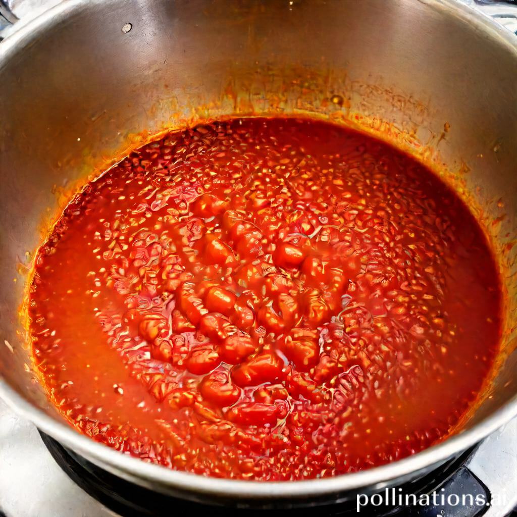 Straining Tomato Sauce for a Smooth Texture