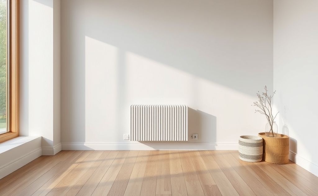 Strategic heater placement in minimalist design