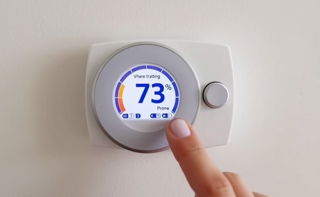 Strategic thermostat placement for winter warmth