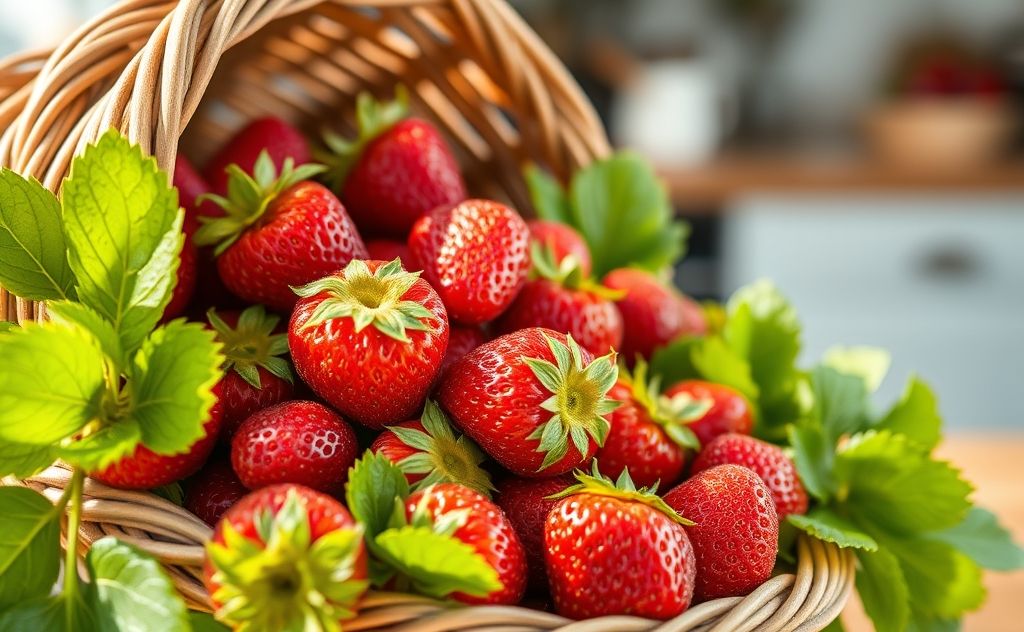 Strawberries for wild Jamba Juice recipe