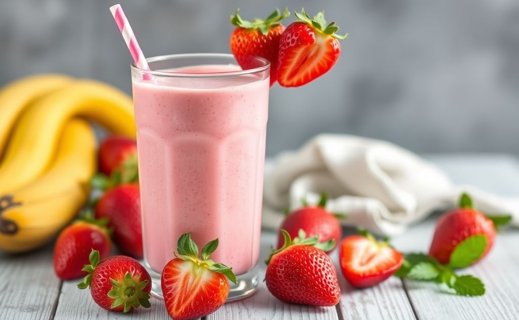 Strawberry milkshake benefits for pregnancy health
