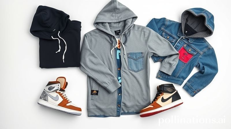 Flatlay outfit streetwear