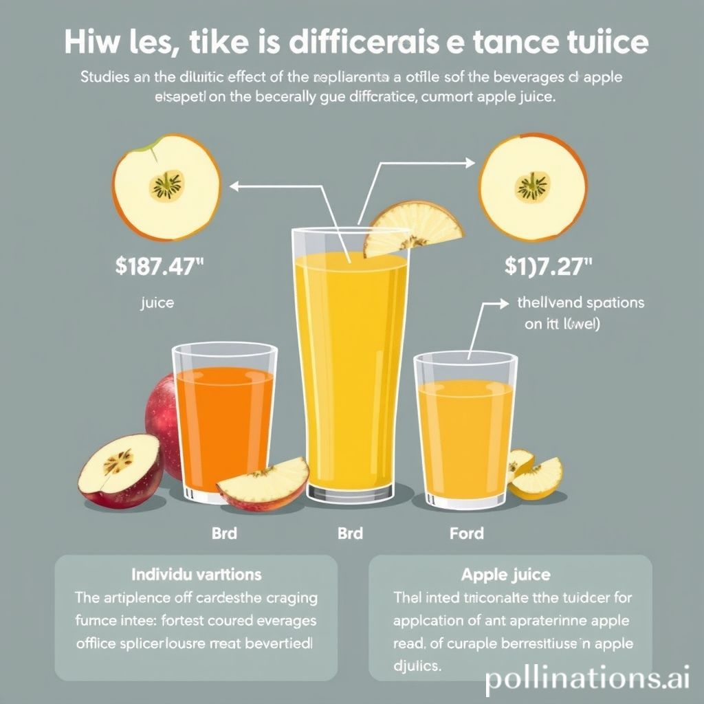 Linking Apple Juice to Urination: Diuretic Effects and Individual Variations