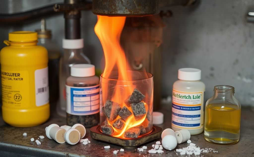 Substances to avoid burning in waste oil heater