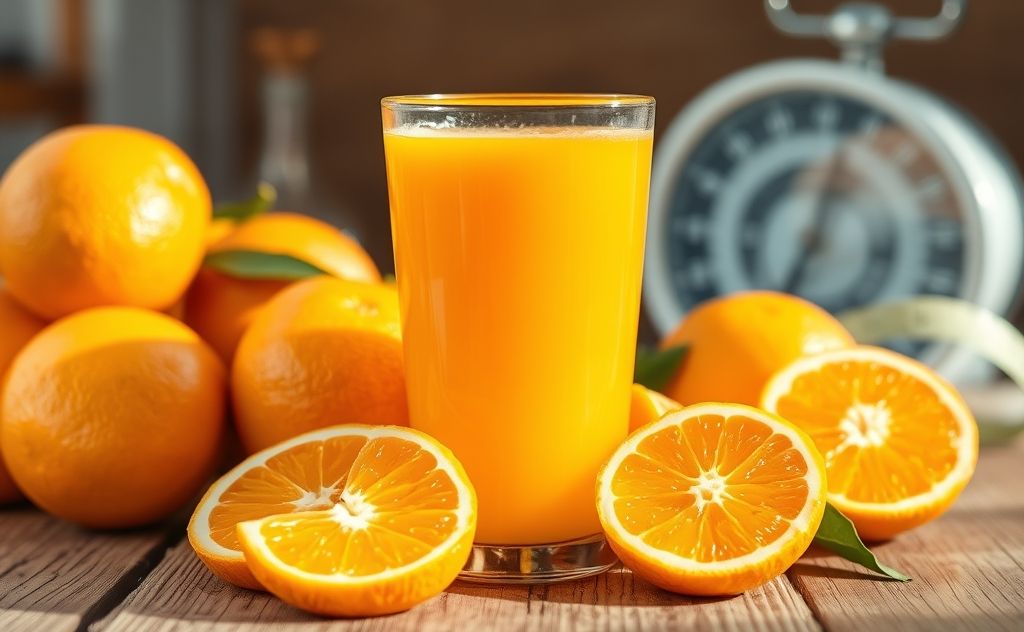Sugar content in orange juice affects weight loss