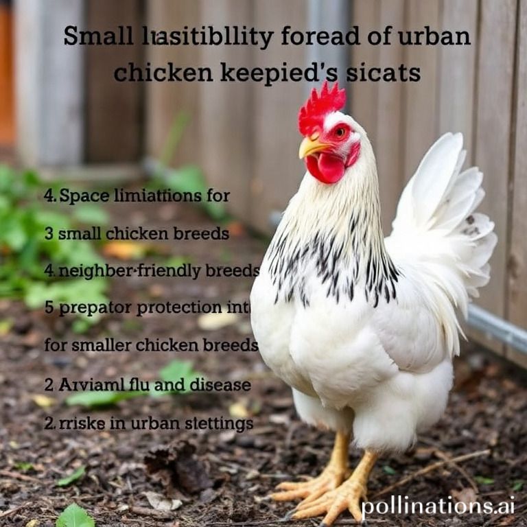 Chicken breeds for small spaces