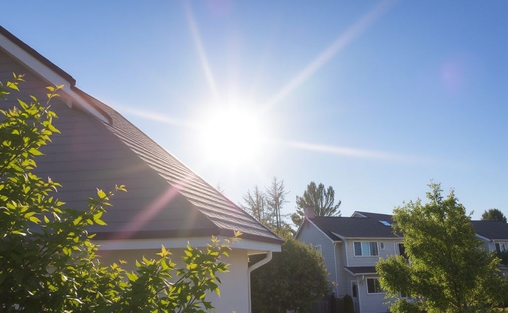 Sunlight angle affects heating efficiency seasonal changes