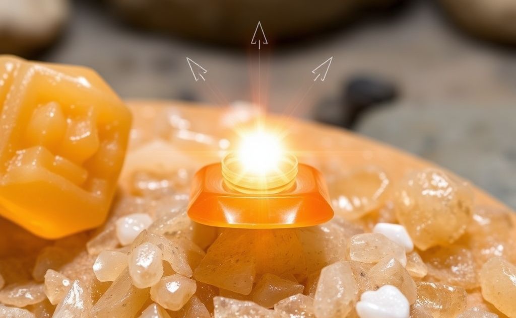 Sunstone's connection to the solar plexus chakra